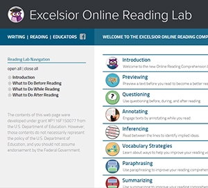 Excelsior Online Reading Lab