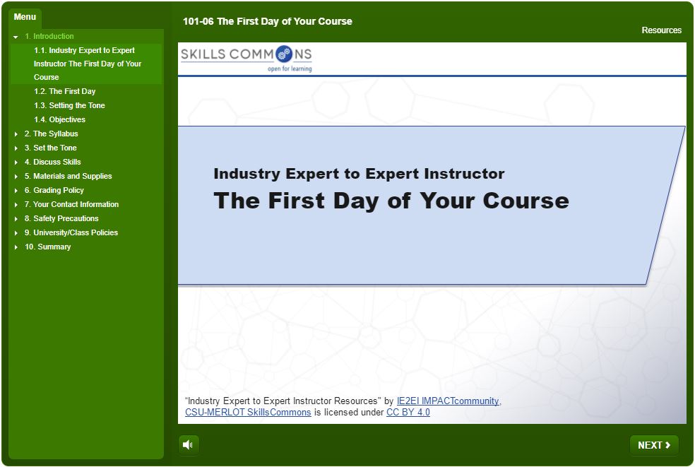 the First Day of Your Course
