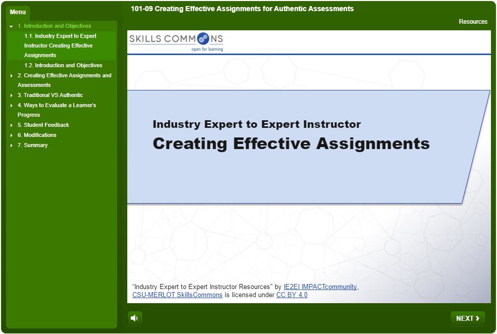 Creating Effective Assignments